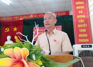 Đoàn đại biểu Quốc hội tỉnh đơn vị số 1 tiếp xúc cử tri sau kì họp thứ 3, Quốc hội XV