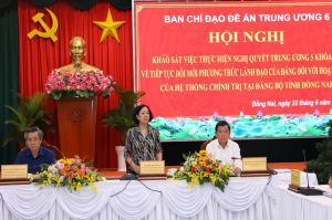 Tiếp tục đổi mới phương thức lãnh đạo của Đảng đối với hoạt động của hệ thống chính trị