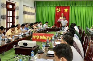 Kiểm tra công tác đảm bảo an toàn giao thông tại H.Thống Nhất
