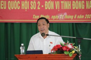 Đại biểu Quốc hội tiếp xúc cử tri tại TP.Biên Hòa