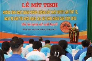 Mít tinh tuyến tỉnh hưởng ứng Ngày ASEAN phòng chống sốt xuất huyết