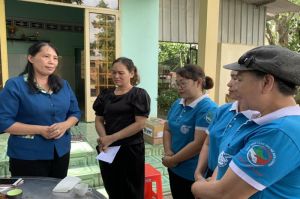 Chia sẻ với gia đình cán bộ, hội viên nòng cốt có con, cháu bị đuối nước