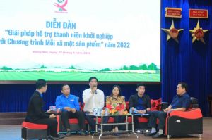 Hỗ trợ thanh niên khởi nghiệp gắn với chương trình OCOP