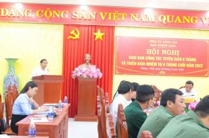 Tiếp tục nỗ lực, quyết tâm hoàn thành tốt 8 nhiệm vụ trọng tâm