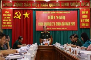 Đảng ủy Quân sự tỉnh lãnh đạo đạt và vượt 46/48 chỉ tiêu nghị quyết