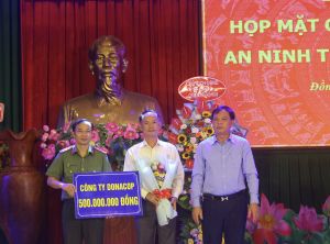 Quỹ Doanh nhân với an ninh trật tự tỉnh hoạt động hiệu quả