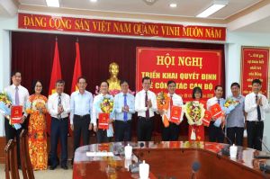 11 lãnh đạo sở, ngành, địa phương được điều động, bổ nhiệm