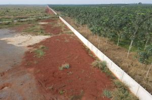 Xây dựng gần 6,5km tường rào dự án sân bay Long Thành
