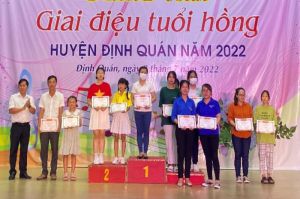 Xã Gia Canh đoạt giải nhất Liên hoan Giai điệu tuổi hồng H.Định Quán 2022