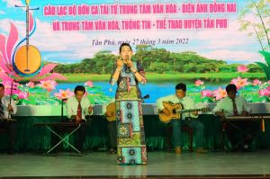 Hạt nhân trong phong trào văn nghệ ở H.Tân Phú