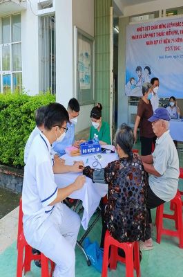 Khám bệnh, cấp thuốc miễn phí cho người có công, gia đình chính sách