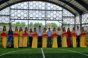 Tập đoàn Phong Thái khánh thành sân vận động đa năng cho công nhân lao động