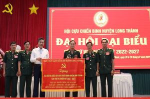 Đại hội đại biểu Hội Cựu chiến binh H.Long Thành nhiệm kỳ 2022-2027 thành công tốt đẹp