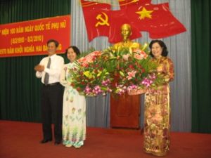 3월8일세계여성의 날 100주년기념:”남녀평등실현에 여성의역할”라는세미나