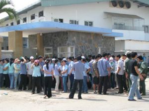 2010년, 비엔화시 노동분쟁사건83개 발생