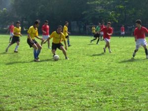 동나이성경제보안사무소의 전통적인축구대회에 8개팀이 참가한다