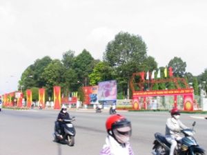 ビエンホア（Bien Hoa）市：宣伝活動はきちんと準備された。