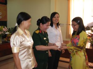 ドンナイ省の女性武装隊向け会合