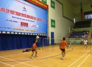 ２０１０年第IV回ドンナイ放送局バトミントン大会を開始