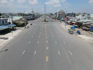 New openings and upgrading of provincial roads to reach the 45m road wide