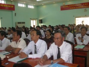 第II回カムミー（Cam  My）県共産党大会（任期２０１０年～２０１５年）の開幕。