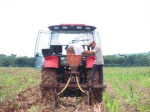 各村で農業機械化がまだ低い