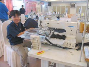 Juki工业缝纫机展览会。