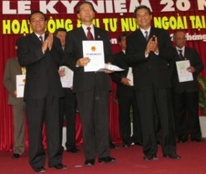 2009年5月份为5项项目颁发投资执照