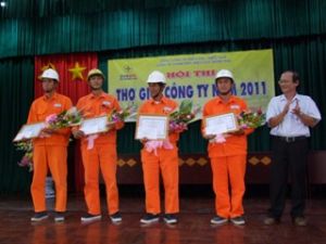 ２０１１年ドンナイ電力会社の工員コンテスト：ロンタン電気チーム賞1位