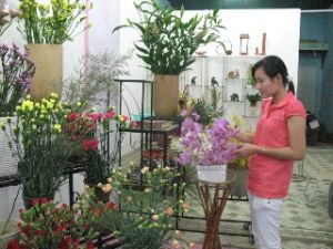 鲜花在越南教师节畅销