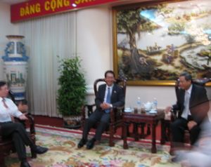 Representatives from Ajinomoto Vietnam Pay a Visit to and Extend Tet Holiday Wishes to Provincial Leadership