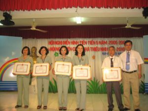 Dong Nai Children's House holds a progress meeting