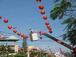 庆祝35周年重大节日加紧都市整容工作