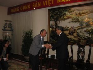 Representatives from J-Spiral Steel Pipe Limited Company Pay a Courtesy Visit to Provincial Leadership