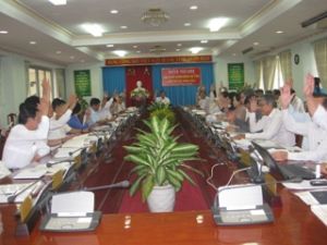 Three Party organs with outstanding achievements in 2005-2010 period will be awarded emulation flags by Dong Nai Party Committee