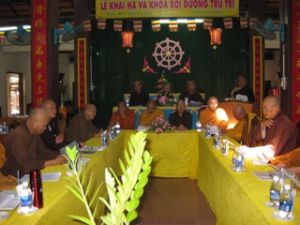 同奈佛教省会小结了2009年上半年的佛事工作