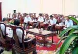 Officals of Hung Nghiep Formosa Company Limited (FIC) had working session with provincial authorities