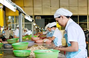 大きな農地では加工産業が不可欠である