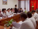 Collect suggestions for project to develop industry in the province from 2006 to 2010
