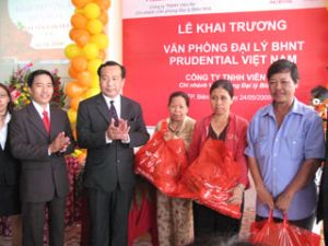 An agency office of Prudential in Dongnai opened