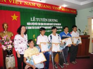 2009年全国残疾人运动会：同奈省获得团体第四名