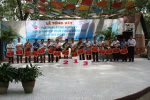 2009年同奈工业食品总公司第一届运动会结束