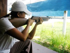 同奈团参加2008年第13届全国青少年气枪比赛。