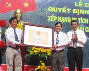 Chua Chan mountain acknowledged a provincial-level relics