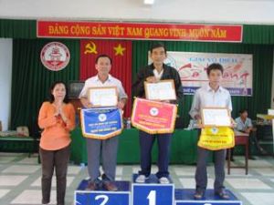 忠勇坊获得2009年边和市象棋比赛团体第一名