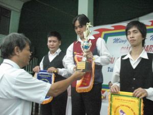 2009年同奈省台球公开赛结束：同奈团阮士祥选手获得第二名