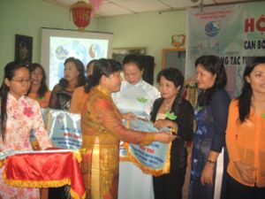 Recording from contest on female public employees with environment protection