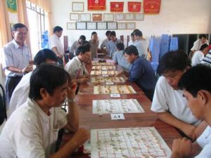 14个单位参加2009年边和市象棋比赛