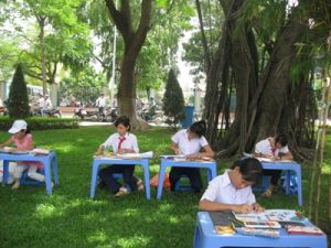 138 Schoolchildren Compete in the Final Round of the Contest themed “Childhood Colors”