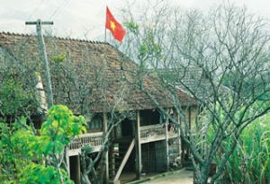 Day-off and National Flag Hanging on Occasion of New Year Day